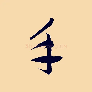 手