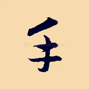 手