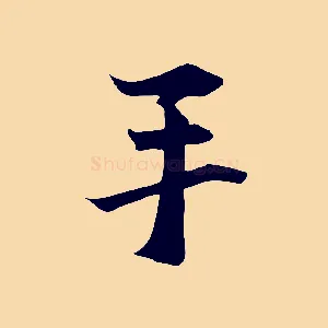 手