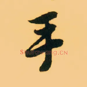 手