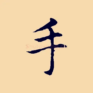 手