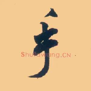 手