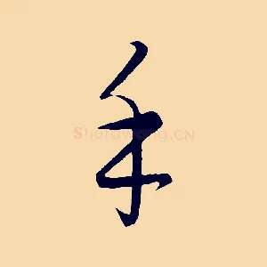 手