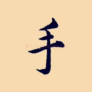 手