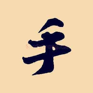 手