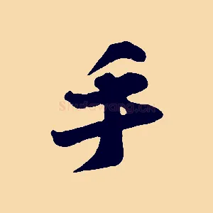 手