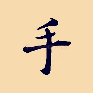 手