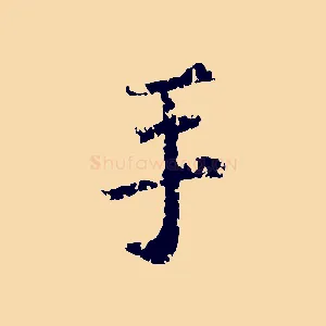 手