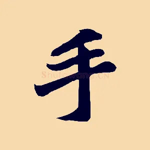 手