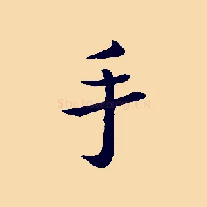 手