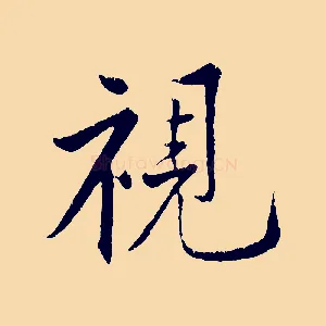 視