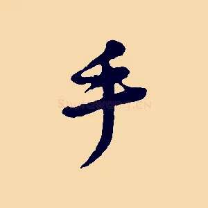手