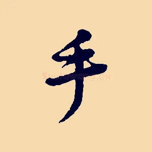手