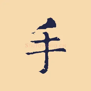 手