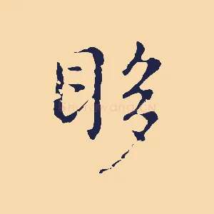 眵