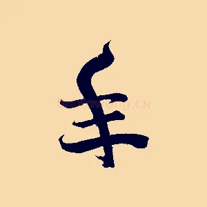 手