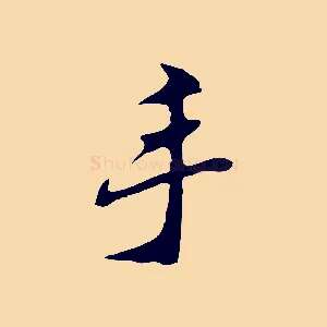 手