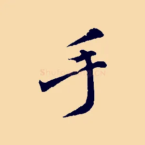 手
