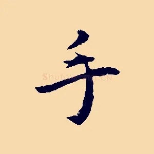 手