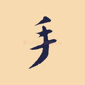 手