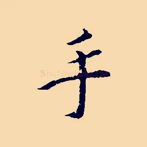 手