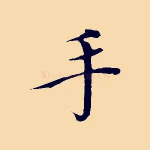手