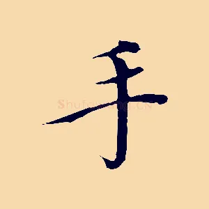 手