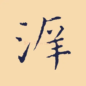 泝