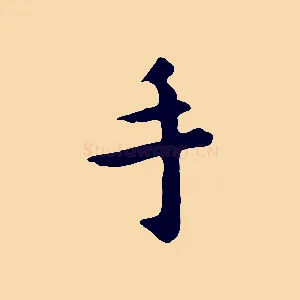 手