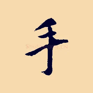 手