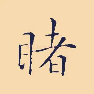 睹