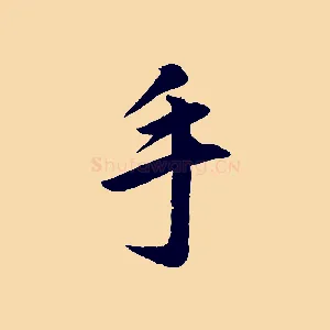 手