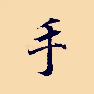 手