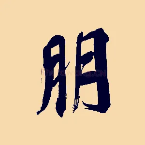 朋