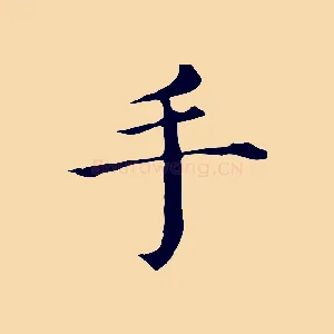 手