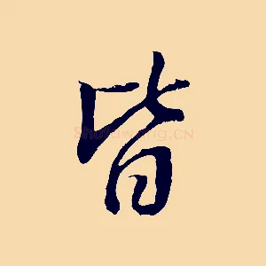 皆